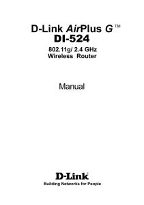 D-Link AirPlus G DI-524