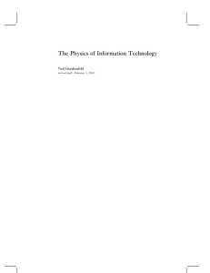 The Physics of Information Technology - Fab Central