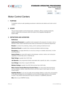 Motor Control Centers
