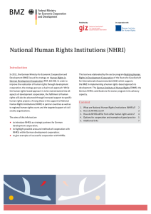 National Human Rights Institutions (NHRI)