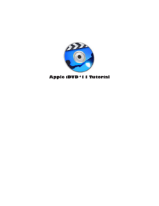 Apple iDVD `11 Tutorial