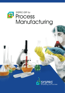 Process manufacturers