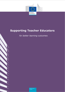 Supporting Teacher Educators