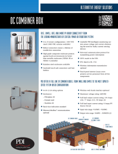 dc combiner box
