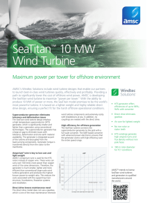 SeaTitan™ 10 MW Wind Turbine