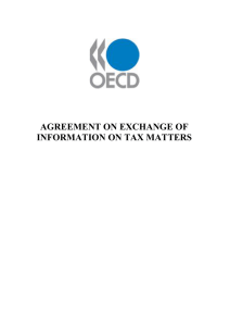 Agreement on Exchange of Information on Tax Matters