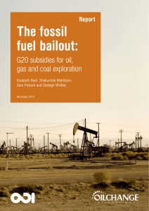 The fossil fuel bailout - Oil Change International
