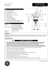 PV212 Hydraulic Hand Pump Operating Manual 314 KB