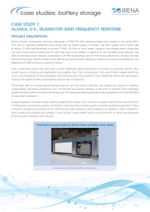 IRENA: Case Studies: Battery Storage