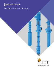 Vertical Turbine Pumps