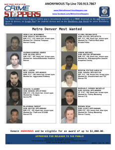 MDCS Most Wanted June 15