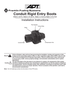 Conduit Rigid Entry Boots - Franklin Fueling Systems