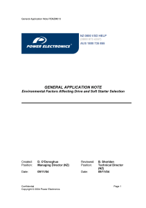 general application note