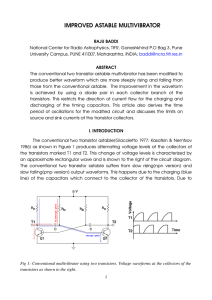 improved astable multivibrator