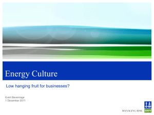 Energy Culture - Stanford University