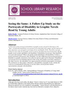 Seeing the Same: A Follow-Up Study on the Portrayals of Disability