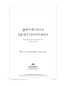 generous spaciousness - Baker Publishing Group