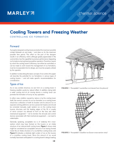 Cooling Towers and Freezing Weather