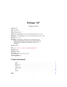 Package `ref`