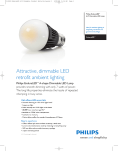 Philips EnduraLED™ A19 Dimmable LED Lamp