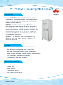 MTS9000A 2.0m Integrated Cabinet