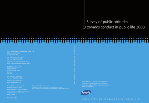 Public Attitude Survey