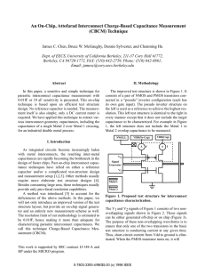 An On-Chip, AttoFarad Interconnect Charge