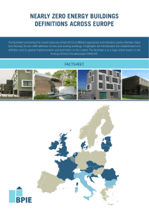 nearly zero energy buildings definitions across europe