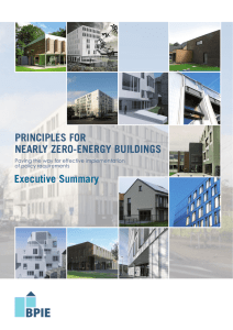 Principles for nearly Zero-Energy Buildings