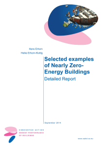 Selected examples of Nearly Zero- Energy