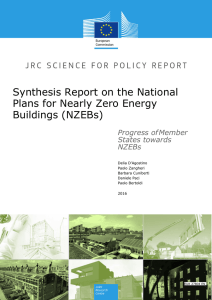 Synthesis Report on the National Plans for Nearly Zero Energy