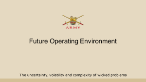 Future Operating Environment
