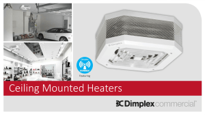 Ceiling Mounted Heaters