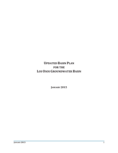 Updated Basin Plan for the Los Osos Groundwater Basin, January