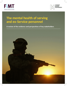 The mental health of serving and ex