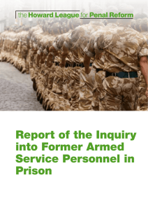 Report of the Inquiry into Former Armed Service Personnel in Prison