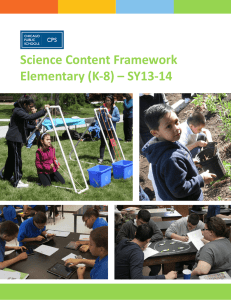 Science Content Framework