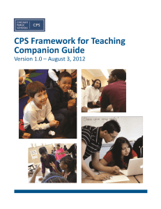 CPS Framework for Teaching Companion Guide