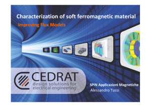 Characterization of soft ferromagnetic material