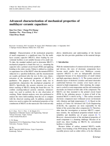 Advanced characterization of mechanical properties of multilayer