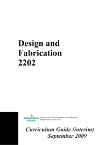 Design and Fabrication 2202