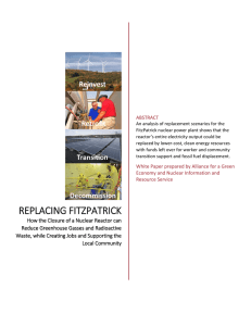 Replacing Fitzpatrick - Alliance for a Green Economy