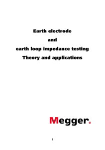 Earth electrode and earth loop impedance testing Theory