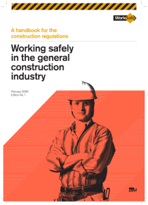 Working safely in the general construction industry
