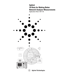 Agilent 10 Hints for Making Better Network Analyzer Measurements