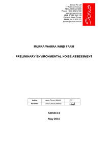 MURRA WARRA WIND FARM PRELIMINARY ENVIRONMENTAL