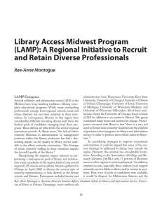Library Access Midwest Program (LAMP): A Regional Initiative to