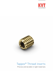 TAPPEX® Thread inserts - KVT