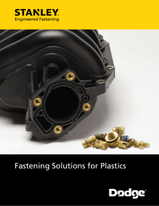 Dodge - Fastening Solutions for Plastics