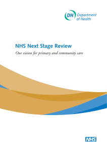 NHS Next Stage Review